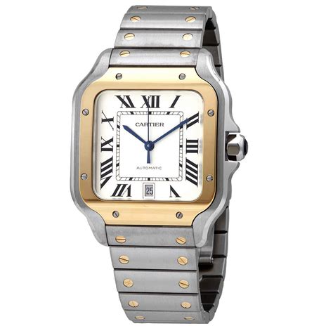 cartier santos mens used|cartier santos watch men's.